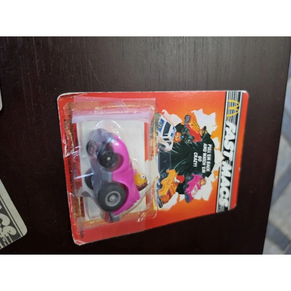 1985 MCDONALD'S HAPPY MEAL‎ FAST MACS RACERS  -NEW IN PACKAGE